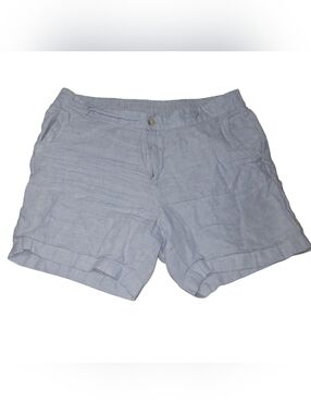 Panama Jack Light Blue Men's 100% Linen Shorts Size L